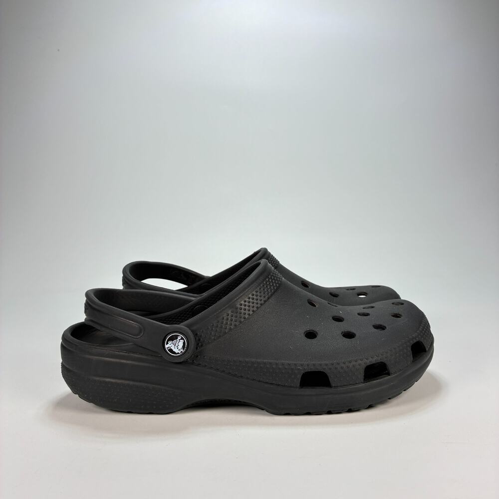 Crocs Classic Clog Black Casual Lightweight Comfort Slip On Shoes Men’s Size 8